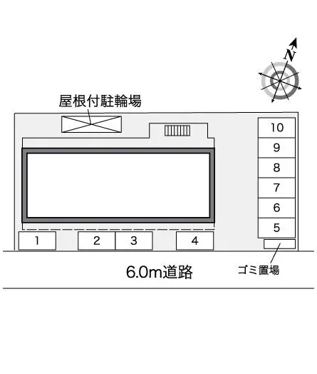 ★手数料０円★川越市砂新田３丁目　月極駐車場（LP）